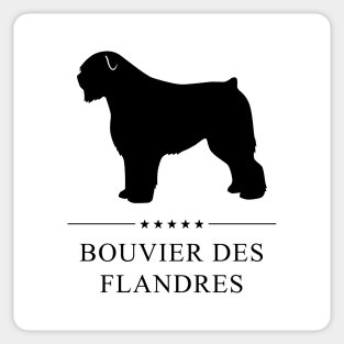 Bouvier des Flandres Black Silhouette Sticker